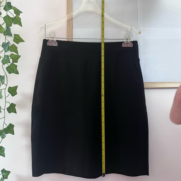 Emaline Petite Black Professional Pencil Skirt - Picture 4 of 5
